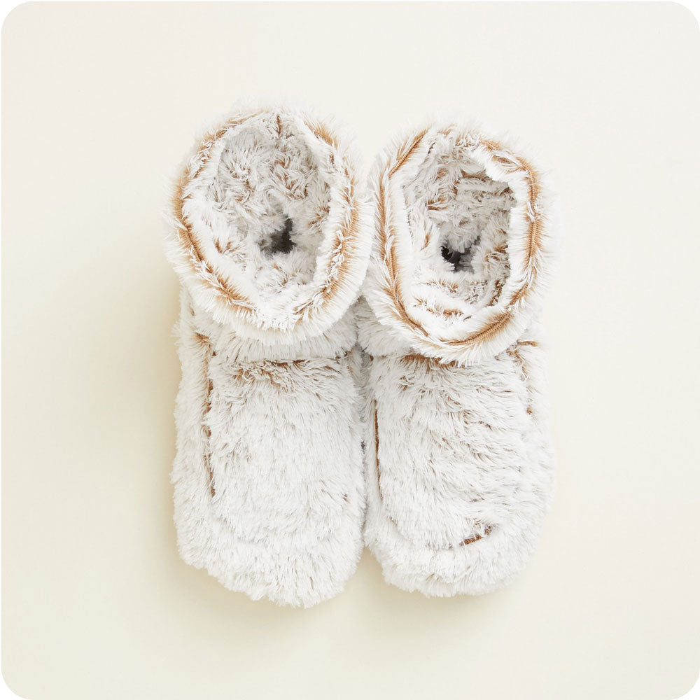 Marshmallow Brown Boots Warmies®