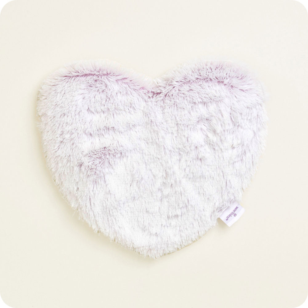 Marshmallow Lavender Heart Heat Pad Warmies