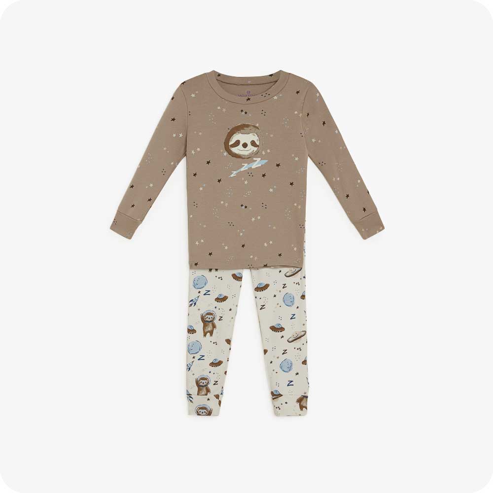 Sloth 100% Cotton Long Pajamas