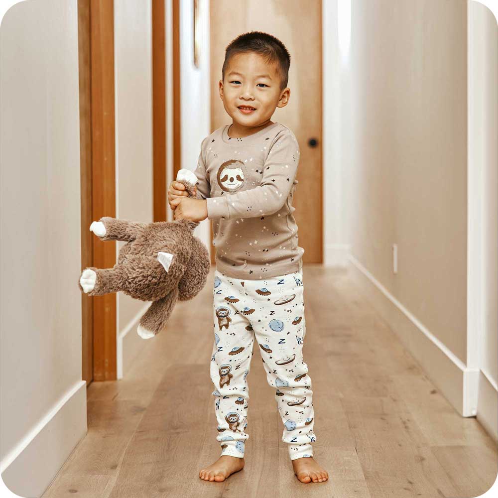 Sloth 100% Cotton Long Pajamas