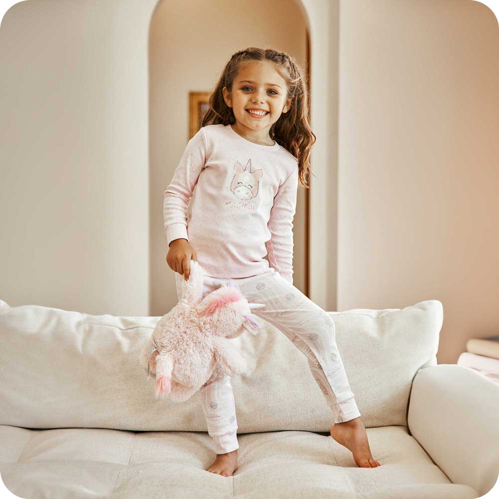 Unicorn 100% Cotton Long Pajamas