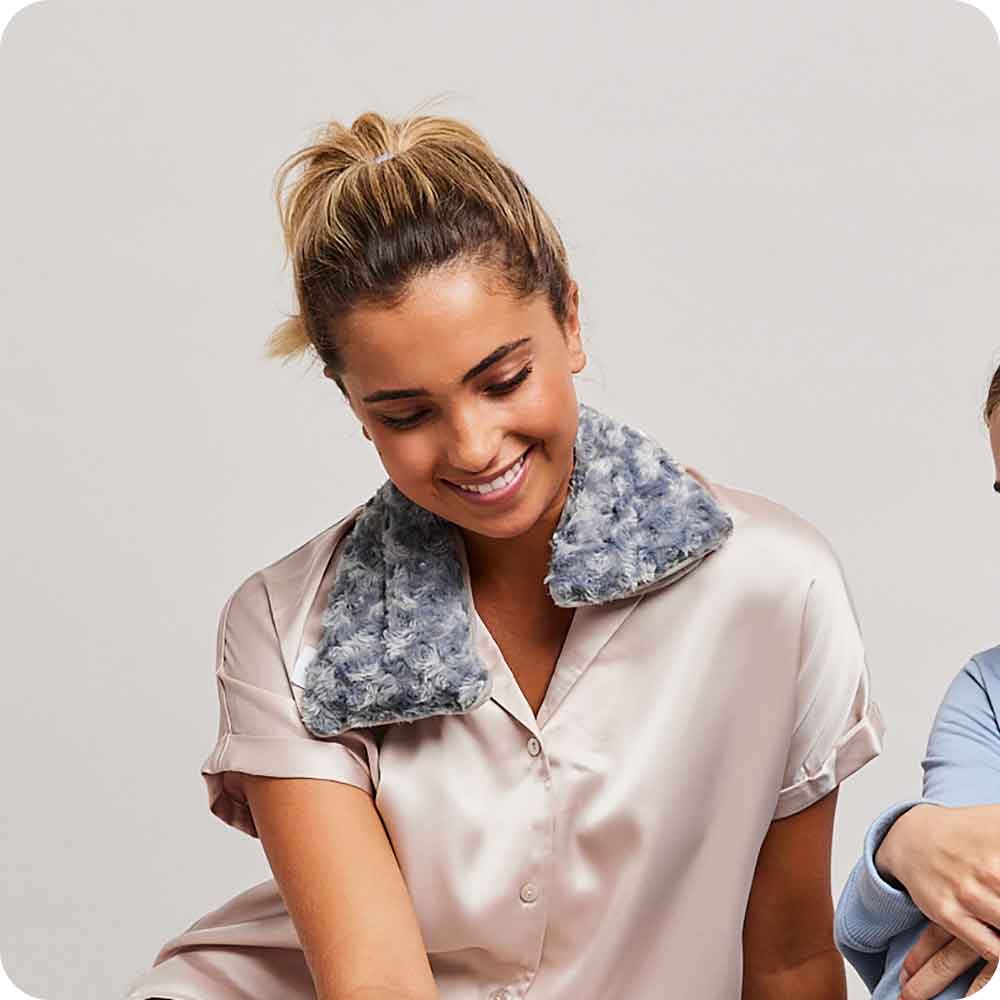 Curly Gray Neck Wrap Warmies